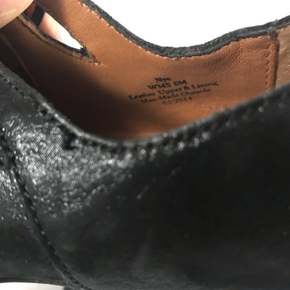 Gentle Souls Lace Up Nubuck Low Wedge Size 6 - Picture 6 of 8